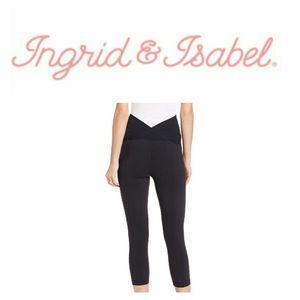 Ingrid & Isabel Maternity Workout Capri Crossover‎
